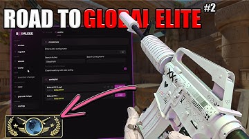 Road To GLOBAL ELITE (ep2) | Legit Cheating with WALLS Only (ft. baimless)