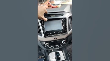 how to remove Creta music system #hyundai #musicsystem