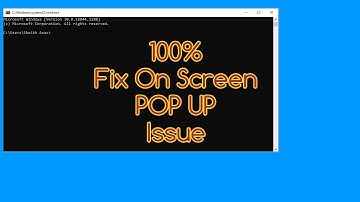 How to Stop Annoying cmd pop up running on your screen window 7,8,10,11
