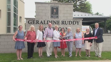 Celebrating 2 community members at ribbon cutting | 28/22 News