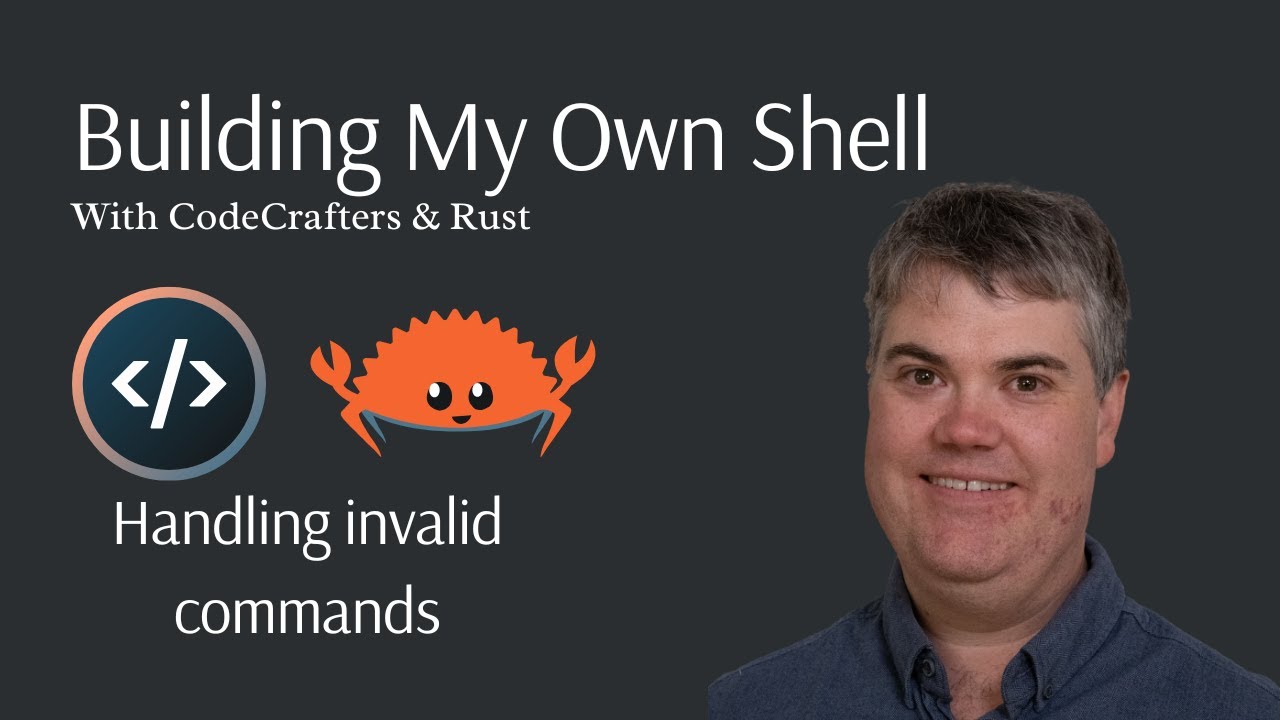 Building my own shell with Rust part 2 - YouTube