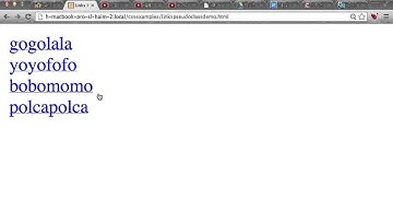Links Pseudo Class Selectors in CSS