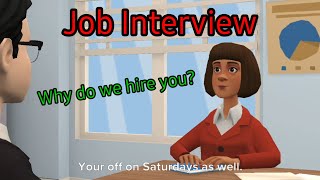 How to give job interview in English!!  Fresher Job interview conversation in English!!