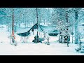 Snowy Winter Camping In The Norwegian Woods