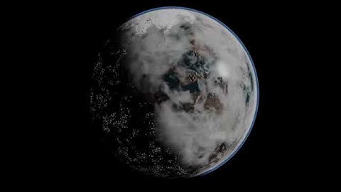 Planet with procedual textures