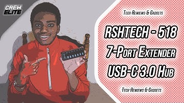 RSHTECH:  7-Port 3.0 USB-C 3.0 Extender Hub | Best USB Splitter [REVIEW]