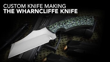 Making a Wharncliffe Knife with Anso textured handle scales