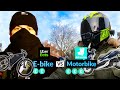 E-bike vs Motorbike Who Can Make More £££ London Eats vs Mr SharK