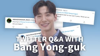 Twitter Q&A with Bang Yong-guk