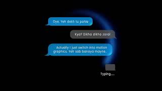 Chat bubble created in @Adobe After effect 2025 screenshot 5