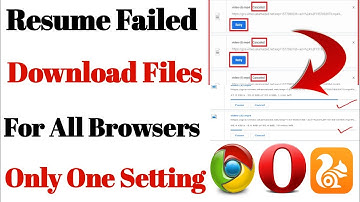 How to resume failed downloading in chrome || How to resume failed downloading