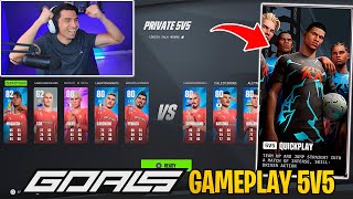 EL MODO 5 vs 5 DE GOALS ES MUY DIVERTIDO! ¿SERÁ MEJOR que RUSH de FC?