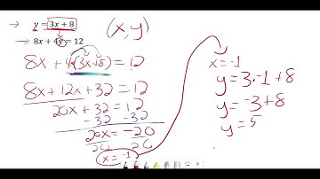 Solving systems using substitution part 2