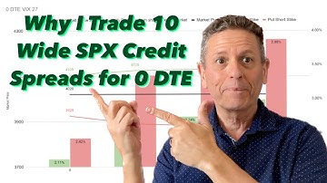 Why I Trade 10 Wide SPX Credit Spreads for 0 DTE