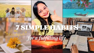 Simple habits for a fulfilling life | Hacks for a happier life | Marathi