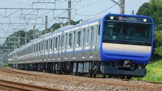 JR成田線　E235系1000番台F-19編成快速成田空港行き@佐倉〜酒々井