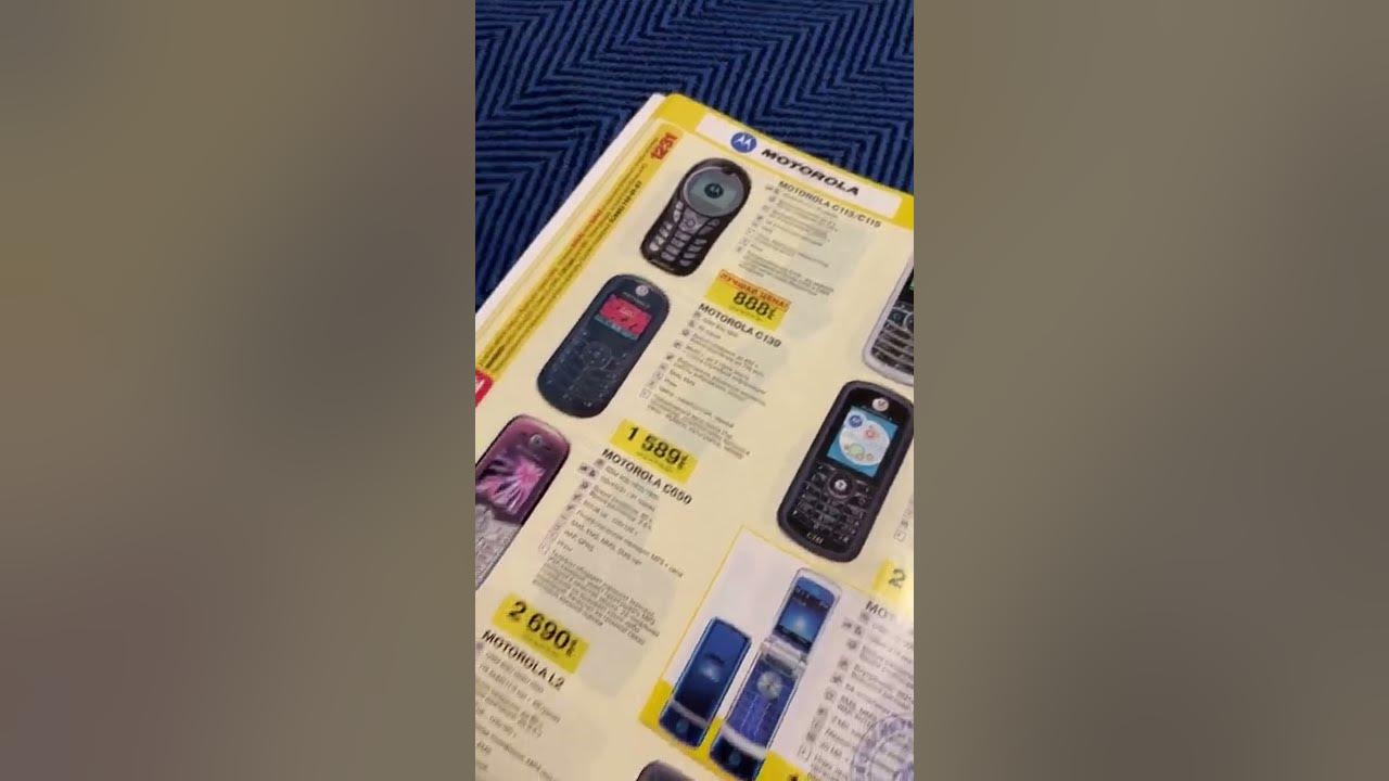 Каталог Евросеть часть 4 #motorola #моторола #ностальгия - YouTube