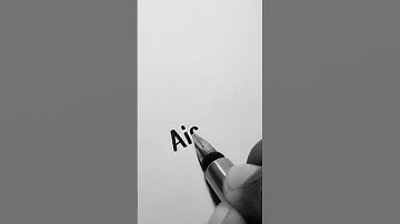 🖋️ #handwriting #shorts #lettering #shortsfeed #satisfying #short #aisha  #requestedname