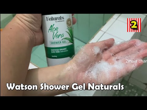 Watson Shower Gel Naturals Aloe Vera Unpacking - YouTube