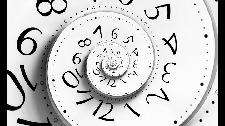 How Humans perceive time.... WHOA!