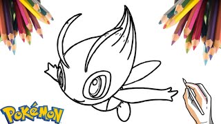 COMO DESENHAR O POKÉMON CELEBI | HOW TO DRAW POKÉMON CELEBI screenshot 5