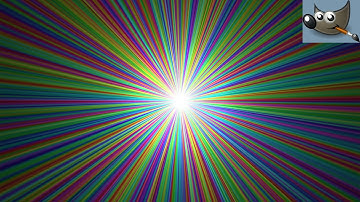 Create a Rainbow Starburst Effect in Gimp