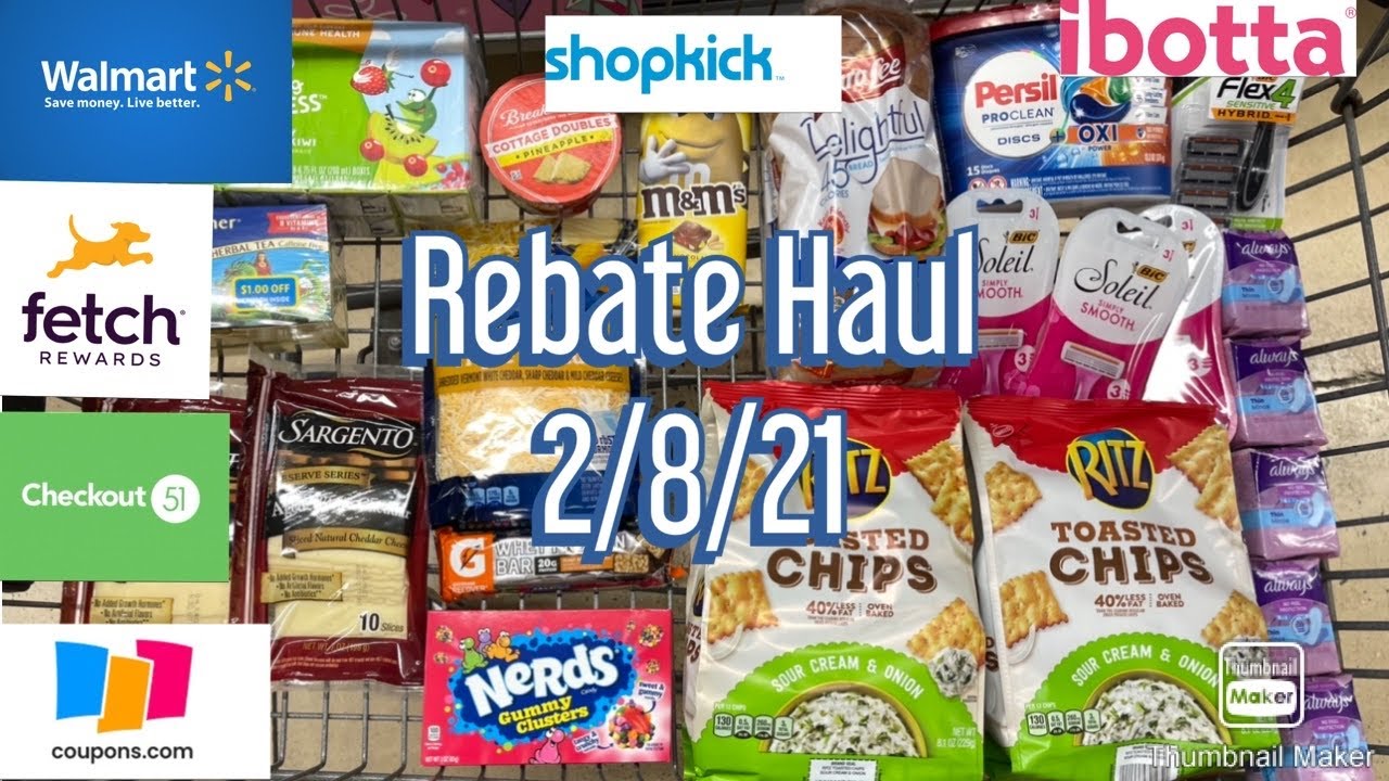 walmart-rebate-haul-moneymakers-almost-bought-dinner-6-23-22-youtube