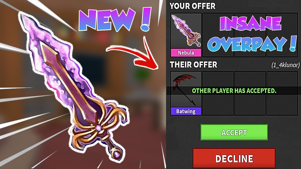 WHAT DO PEOPLE TRADE FOR *NEW* NEBULA GODLY (MM2 Trading) 