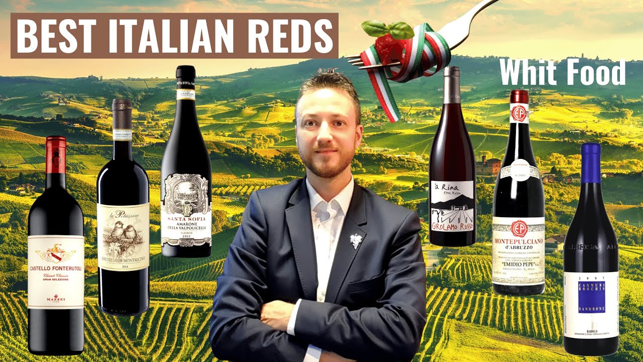 Italian Red Wines To Pair With Food - (The Most Famous Italian Red Wines Paired With Nice Food)