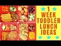 TODDLER LUNCH IDEAS 2017 | MEALS AND TIPS