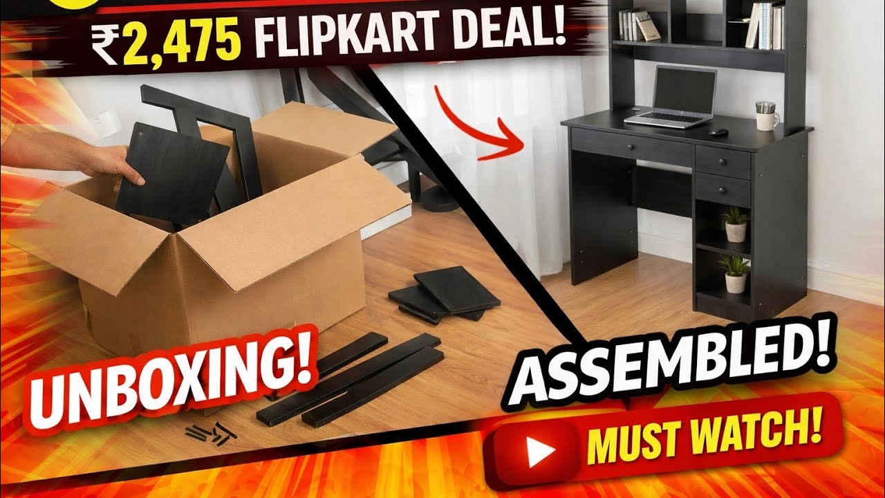Spydercraft Computer Table Spyder Home Decor Table Setup & Review | The Ultimate Budget Study Desk ...