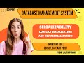 Serializability | Conflict Serialization And View Serialization | #scopeiit