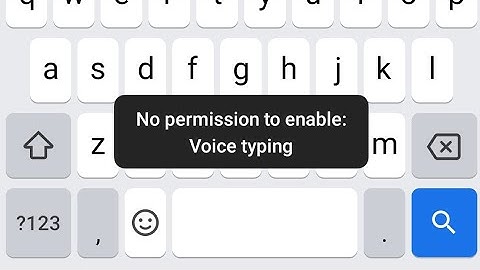 Fix no permission to enable voice typing in realme | oppo phone