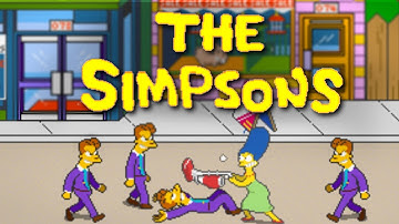 The Simpsons ARCADE / MAME (1991) | The Game Footage Channel | Retro Gaming