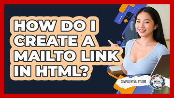 How Do I Create A Mailto Link In HTML?