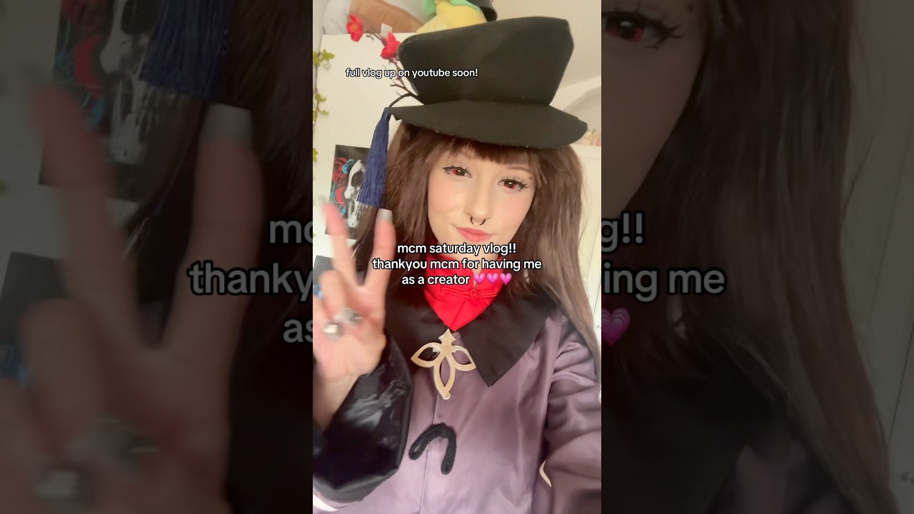 MCM DAY 2 VLOG! #cosplay #mcmcomiccon #mua #makeuptutorials #makeuptutorial #grwm