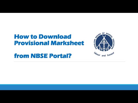 How to Download Provisional Marksheet from NBSE Portal?