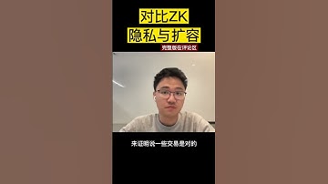 对比ZK隐私与扩容 - #RexTalk w/Scroll张烨精选