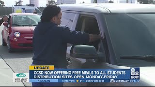 CCSD now offering free meals to all students