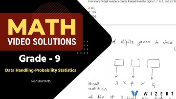 Math Tests And Data Handling – Probability And Statistics worksheets for Grade 9 - Set 1605717735