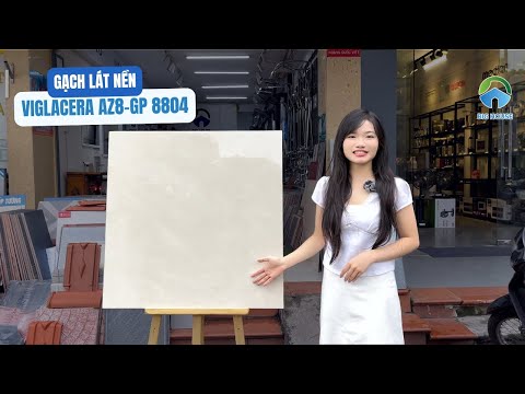 Gạch Lát Nền 80x80 Viglacera AZ8-GP 8804 - Xương sứ BỀN, CỨNG
