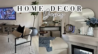 HOME DECOR DUPES | AFFORDABLE LUXURY DECOR