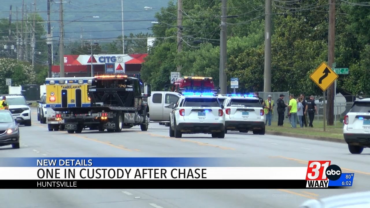 One In Custody After Chase - YouTube