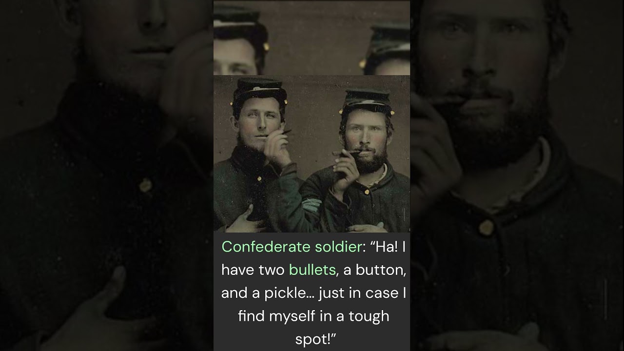 Hilarious Banter Between Union and Confederate Soldiers. 