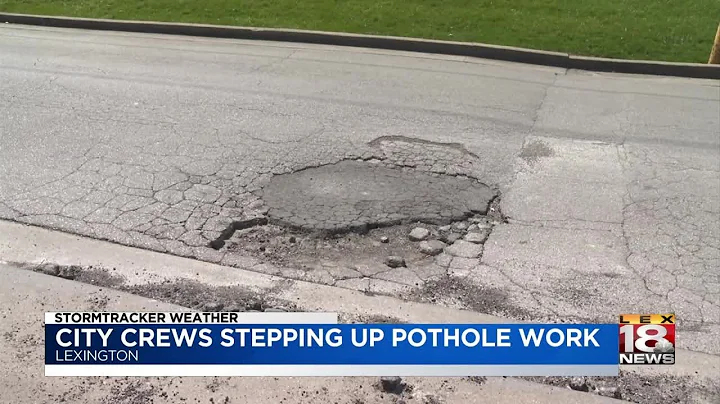 City Crews Stepping Up Pothole Work