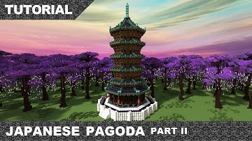 Minecraft Japanese Pagoda Tutorial & Download part 2