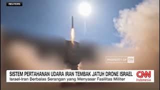 Sistem Pertahanan Udara Iran Tembak Jatuh Drone Israel