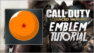 Advanced Warfare: Emblem Tutorial - EASY "Dragon Ball" Emblem (CoD Advanced Warfare Emblem)