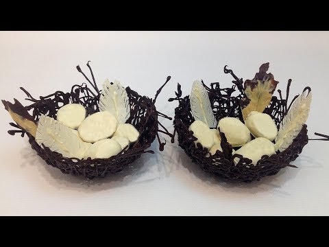 ДЕСЕРТ "ШОКОЛАДНОЕ ГНЕЗДО" ("chocolate nest" dessert)