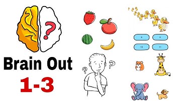 Brain Out Level 1-3 Walkthrough Solution By @MobileGamingJunction